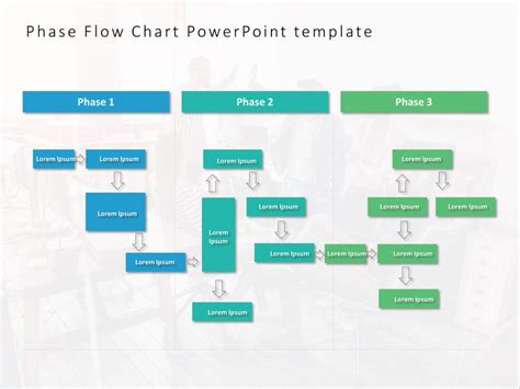 Phase Flow Chart Powerpoint Flow Chart Template Powerpoint Templates