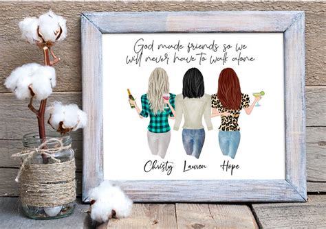 Personalized T Personalized Friends Print Friends Etsy