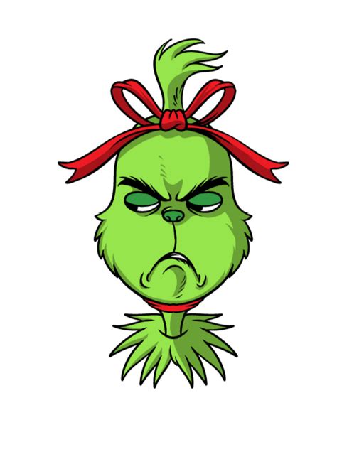 Resting Grinch Face Png Greenic
