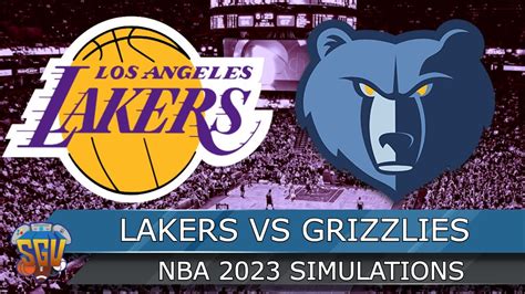 Los Angeles Lakers Vs Memphis Grizzlies 2023 Nba Playoffs Game 1 Full