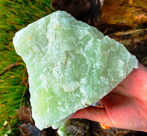 Jade Crystals Green Rough Jade Stone Crystals In The Uk Etsy Uk