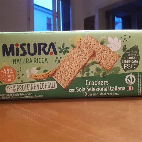 Misura Crackers Con Soia Selezione Italiana Natura Ricca Review