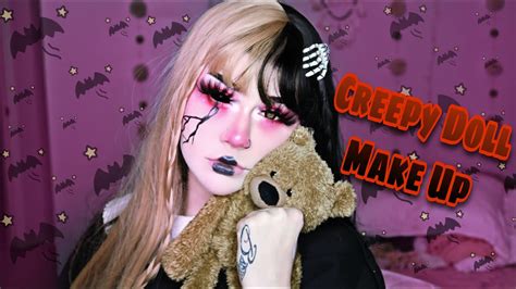 Creepy Doll Make Up Tutorial Youtube