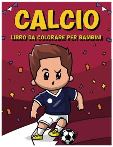 Calcio Libro Da Colorare Per Bambini Illustrazioni Sportive Con