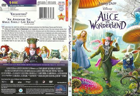 Alice In Wonderland 2010 R1 Slim Dvd Cover Dvdcovercom