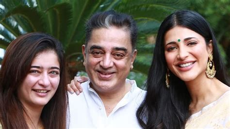 Kamal Haasan Birthday Special 10 Pictures Of Tamil Superstar With His Gorgeous Daughters Shruti