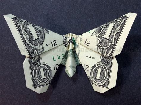 Butterfly Money Origami Insect Animal By Vincent The Artist On Zibbet