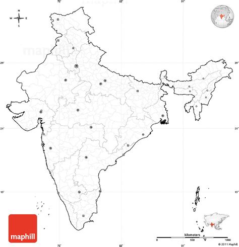 A Blank Political Map Of India Map 2550 The Best Porn Website