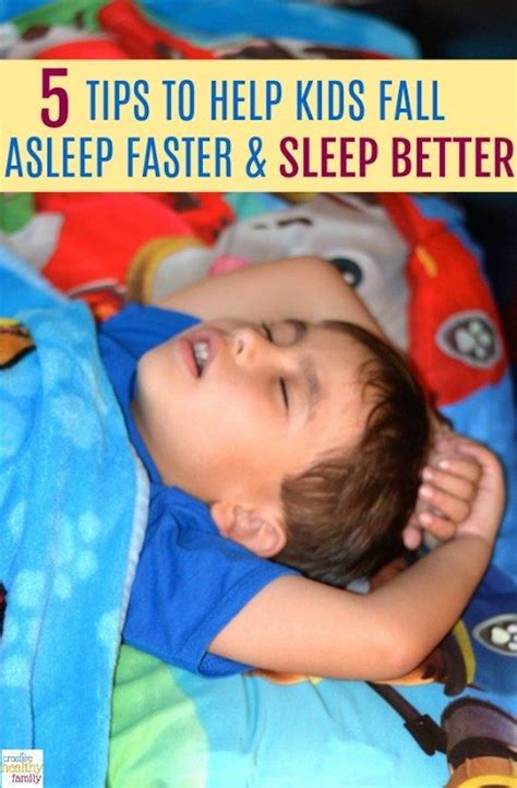 5 Tips For Helping Children Fall Asleep Faster And Sleep Better How