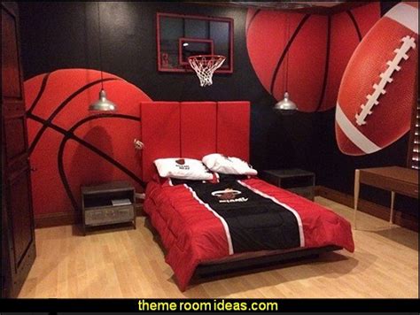 Designing a boys' bedroom comes with its challenges. sports bedrooms all sports theme bedroom wall murals ...