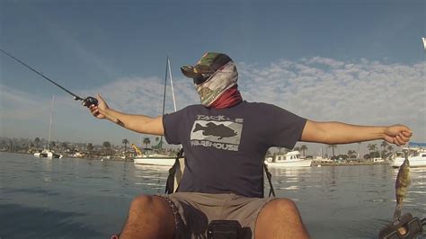 San Diego Bay Kayak Fishing Youtube