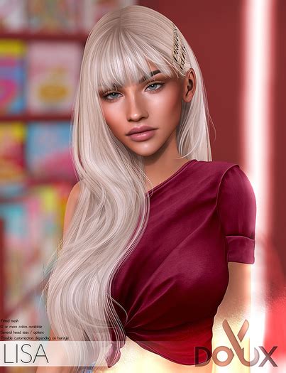 Second Life Marketplace Doux Lisa Hairstyle Demo