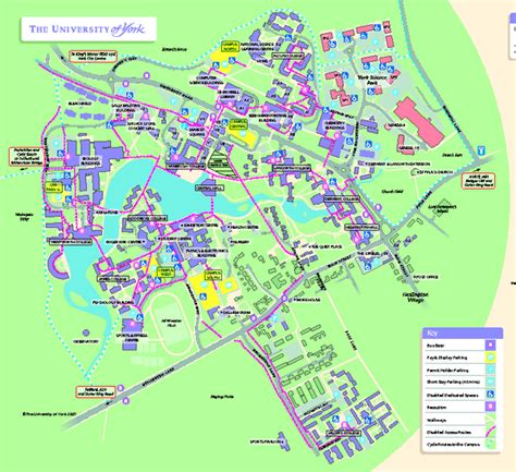 University Of York Campus Map Zip Code Map