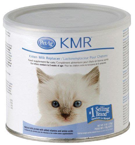 During the 6th week mix reconstituted kmr with kmr 2nd step kitten weaning food. KMR® Powder for Kittens and Cats, 28oz by PetAg, http ...
