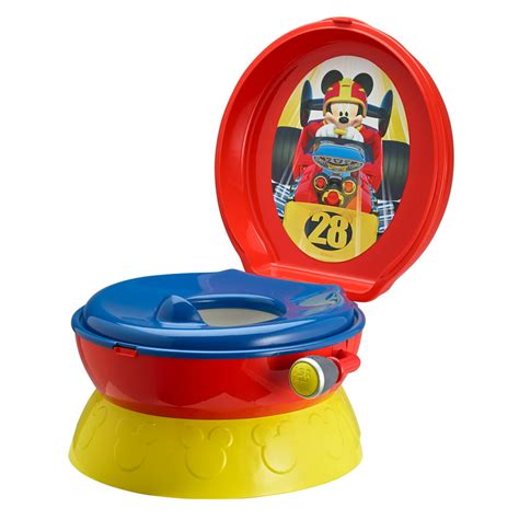 Disney Mickey Mouse Racer 3 In 1 Potty Training Toilet Toddler Toilet
