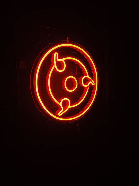 Anime Logo Led Neon Sign T Wall Decor Custom Sign Etsy