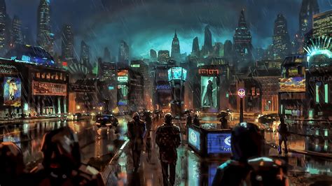 Science Fiction City Wallpapers Hd Desktop And Mobile