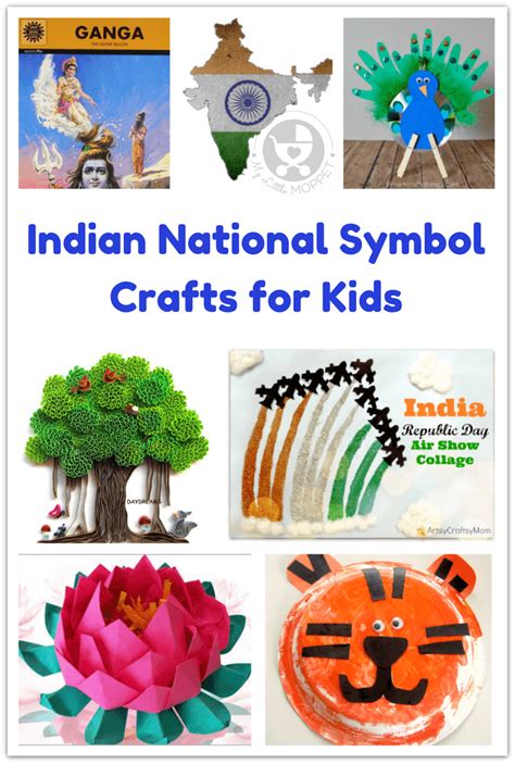 I am partnering with clorox greenworks to bring you simple recycling ideas as ways to encourage kids to be green. Indian National Symbol Crafts for Kids