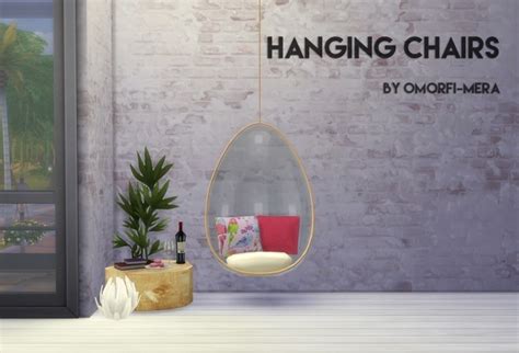 Hanging Chairs Conversion At Omorfi Mera Sims 4 Updates