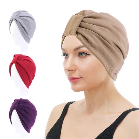 Wholesale Satin Lined Knot Turban Head Wrap Sleep Cap Tjm 433a Manufacturer And Supplier