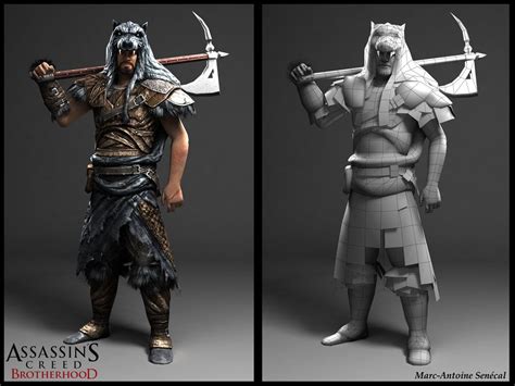 Assassin S Creed Brotherhood Characters Character Modeling Zbrush