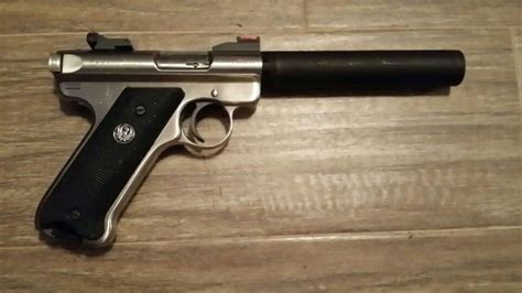 Ruger Mk2 2 Barrel With Xcaliber 22 Suppressor Ruger 22 45 Ruger