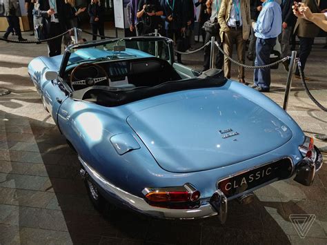 Up Close With The Gorgeous Jaguar E Type Zero The Verge