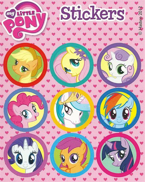 My Little Pony Magazine Stickers By Dori To On Deviantart