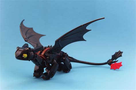 Lego Toothless Custom Creation By Me Httyd