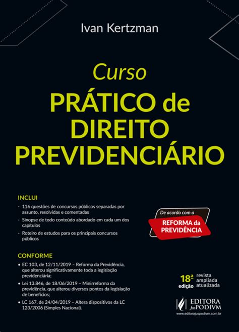 Curso Prático de Direito Previdenciário Conhecimento Livraria