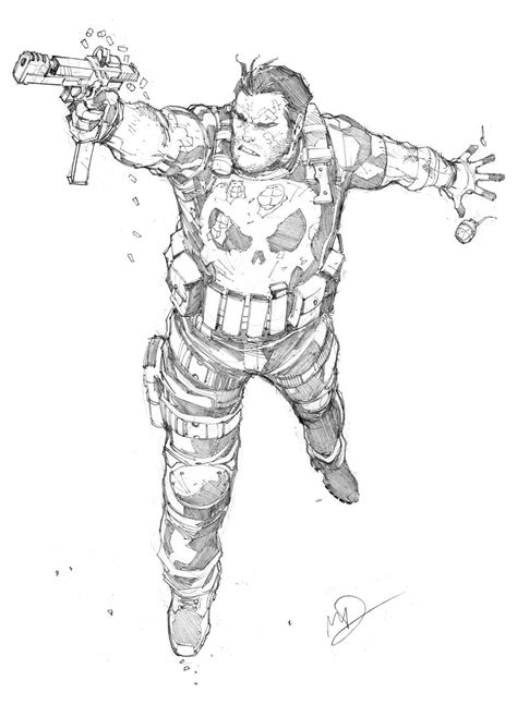 Punisher Symbol Coloring Pages Coloring Pages