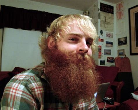 Dan Brenton Blonde Hair And Full Thick Red Beard Love This Two Tone