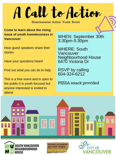 A Call To Action Homelessness Action Week Youth Event South