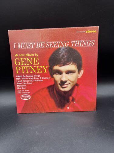 Yahoo オークション Gene Pitney I Must Be Seeing Things Vinyl LP