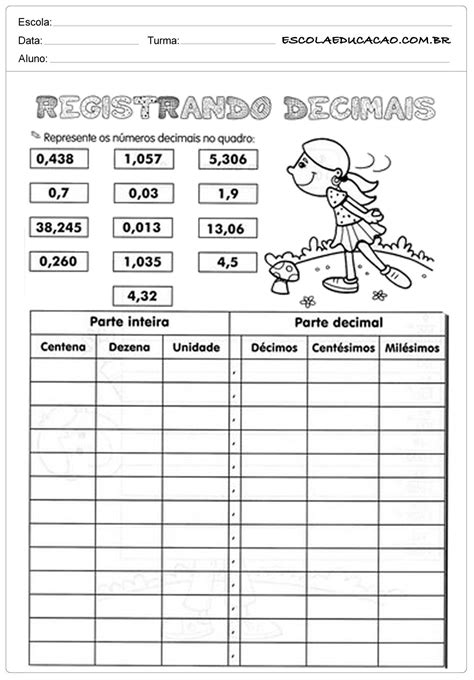 Atividade De Sistema De Numeracao Decimal