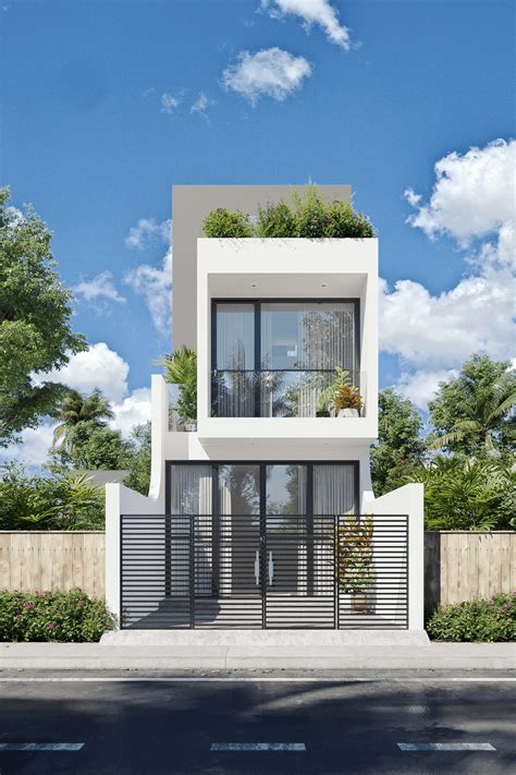 B House Cgi Design Duy Huynh 893studio On Behance Small House