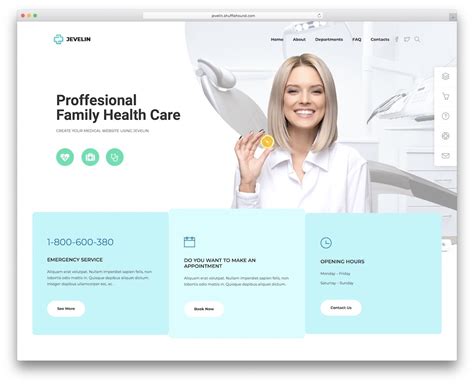 Doctor Website Templates For Medical Practitioners
