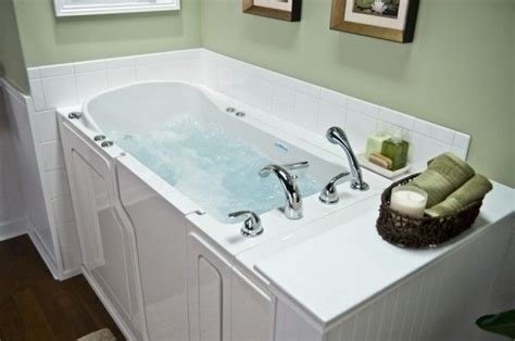 The smaller walk in bathtubs are best for constricted spaces and petite people. Walk-In Bathtubs for Seniors | Made in North America ...
