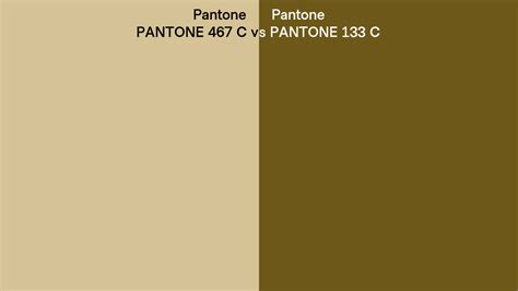 Pantone 467 C Vs Pantone 133 C Side By Side Comparison