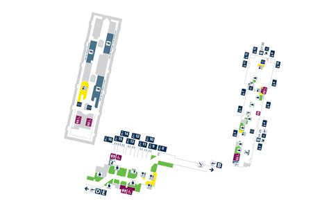 Leonardo Da Vinci Airport Map Fco Printable Terminal Maps Shops