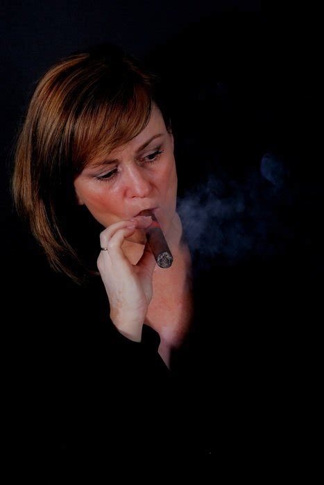 Portrait Of A Smoking Woman Free Image Download