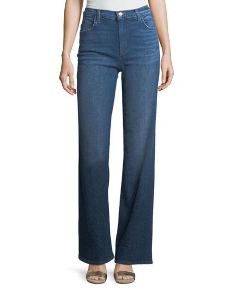 J Brand Joan High Rise Wide Leg Jeans Neiman Marcus