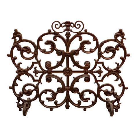 Alibaba.com offers 1543 cast iron fireplace screens products. Vintage Decorative Cast Iron Fireplace Screen | Chairish