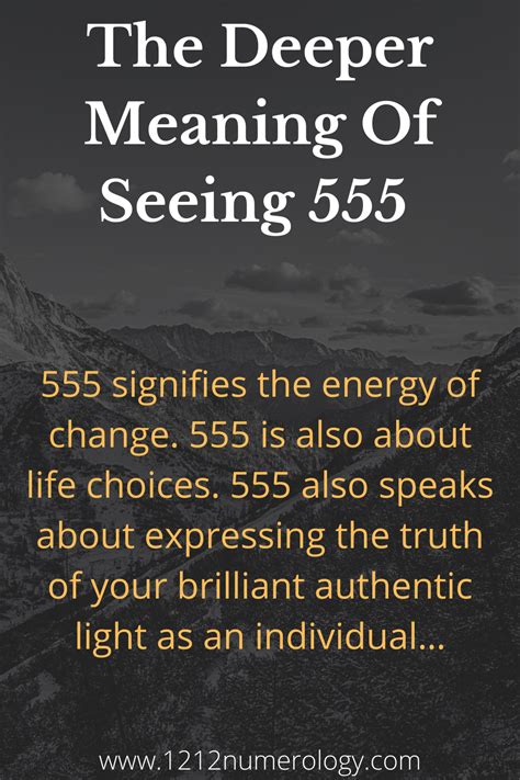 The Deeper Meaning Of Seeing 555 | Seeing 555, Meant to be, Life choices