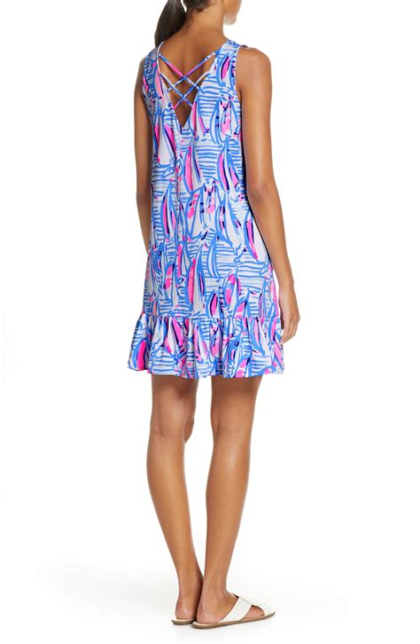 Lilly Pulitzer Lilly Pulitzer Kristen Flounce Swing Dress In Blue Lyst