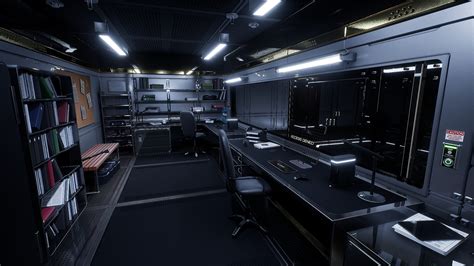 Modular Sci Fi Office In Environments Ue Marketplace