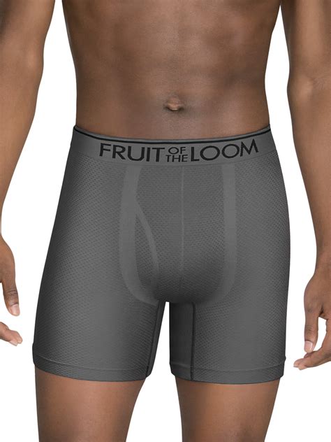 Fruit Of The Loom Breathable Stretch Boxer Brief Walmart Com