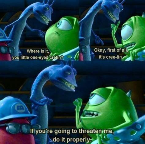 Good time quotes michael anthony quotes. Monsters Inc. | Disney funny, Disney memes, Funny pictures