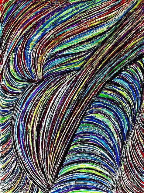 Curved Lines 7 Drawing By Sarah Loft Pixels