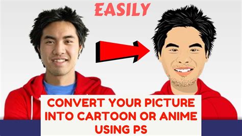 How To Convert Your Picture Into A Cartoon Or Anime Youtube